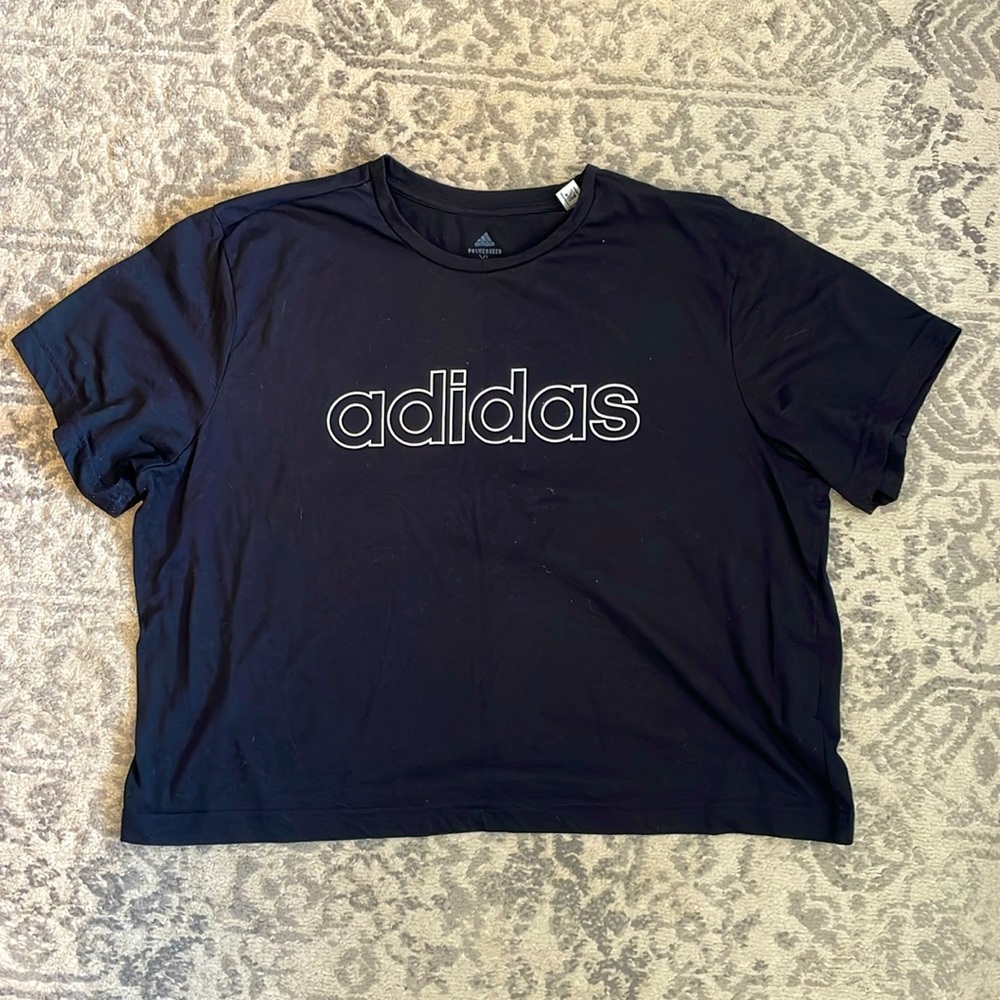 Adidas Logo Crop-Top Tee